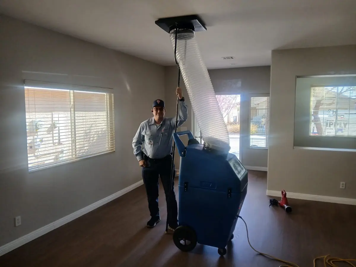 Professional Dryer Vent Cleaning work inside a Carol Stream home
